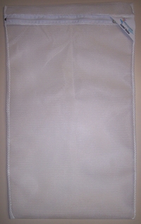 Wäschenetz PES 3N weiß mit Reißverschluß und bedruckter Abdeckung (personalisiert)